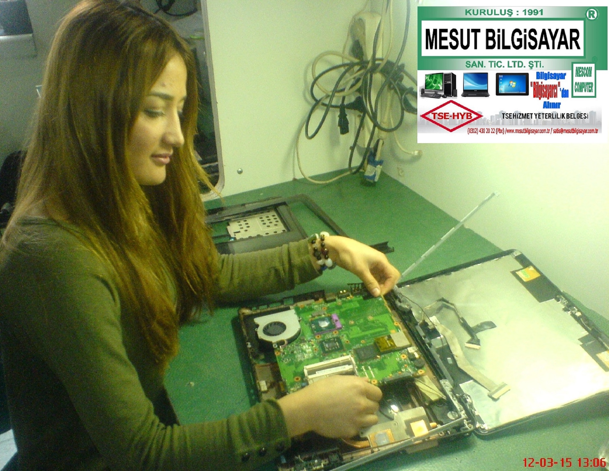 LAPTOP TAMİRİ 1991’ Lİ TSE-HYB’ Lİ MESUT BİLGİSAYAR' DA